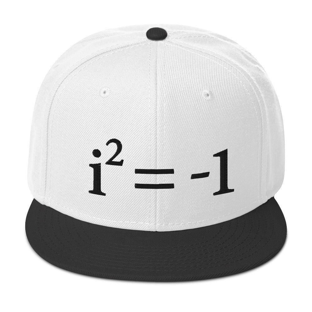 Euler's Imaginary Embroidered Snapback Hat