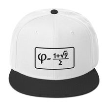 Load image into Gallery viewer, Golden Ratio Embroidered Snapback Hat
