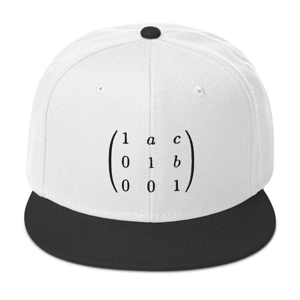 Heisenberg Group Embroidered Snapback Hat