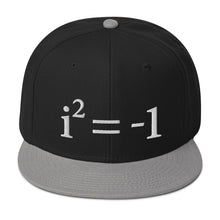 Load image into Gallery viewer, Euler&#39;s Imaginary Embroidered Snapback Hat
