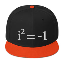 Load image into Gallery viewer, Euler&#39;s Imaginary Embroidered Snapback Hat
