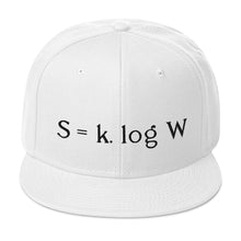 Load image into Gallery viewer, Boltzmann - Embroidered Snapback Hat
