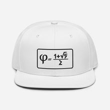 Load image into Gallery viewer, Golden Ratio Embroidered Snapback Hat
