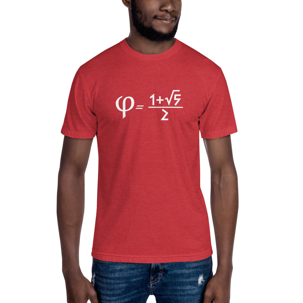 Golden Ratio Unisex Crew Neck Slim Fit Tee