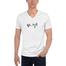 Load image into Gallery viewer, Golden Ratio Unisex Short Sleeve V-Neck T-Shirt
